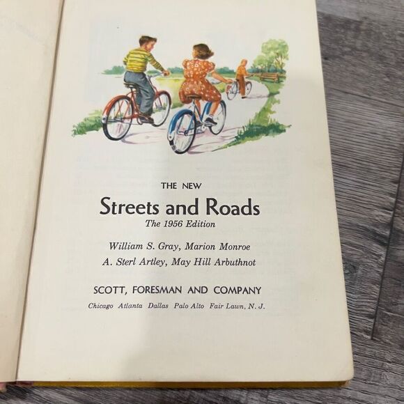 The New Streets and Roads, Basic Readers Book, 1956, Vintage, Hardcover - Picture 2 of 5
